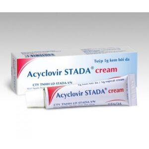 Acyclovir STADA Cream - Nhiễm virus Herpes simlex da bao gồm herpes môi, herpes sinh dục khởi phát và tái phát.