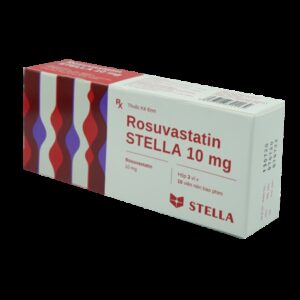 Rosuvastatin 10 mg - Tăng cholesterol máu nguyên phát (loại lia kể cả thăng cholesterol máu gia đình kiểu dị hợp tử)